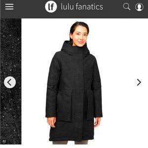 Lululemon Winter Warrior parka HBAI size 8